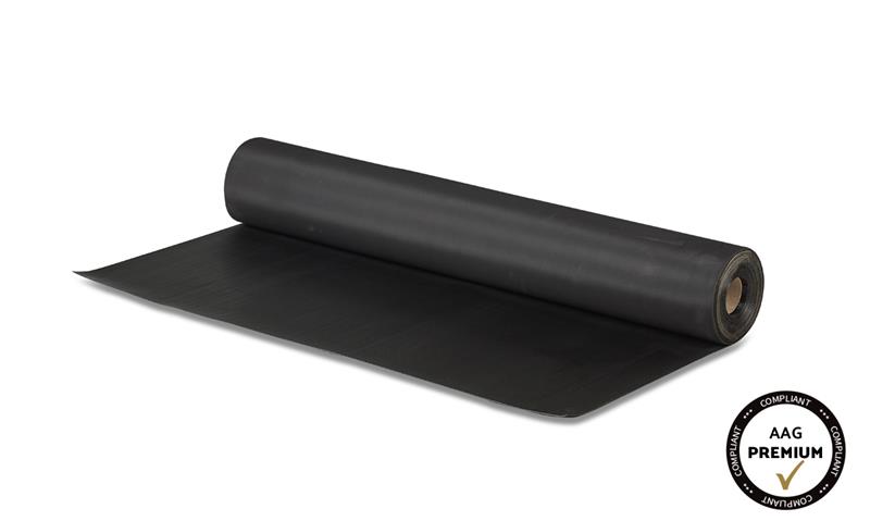 Fine ribbed rubber mat